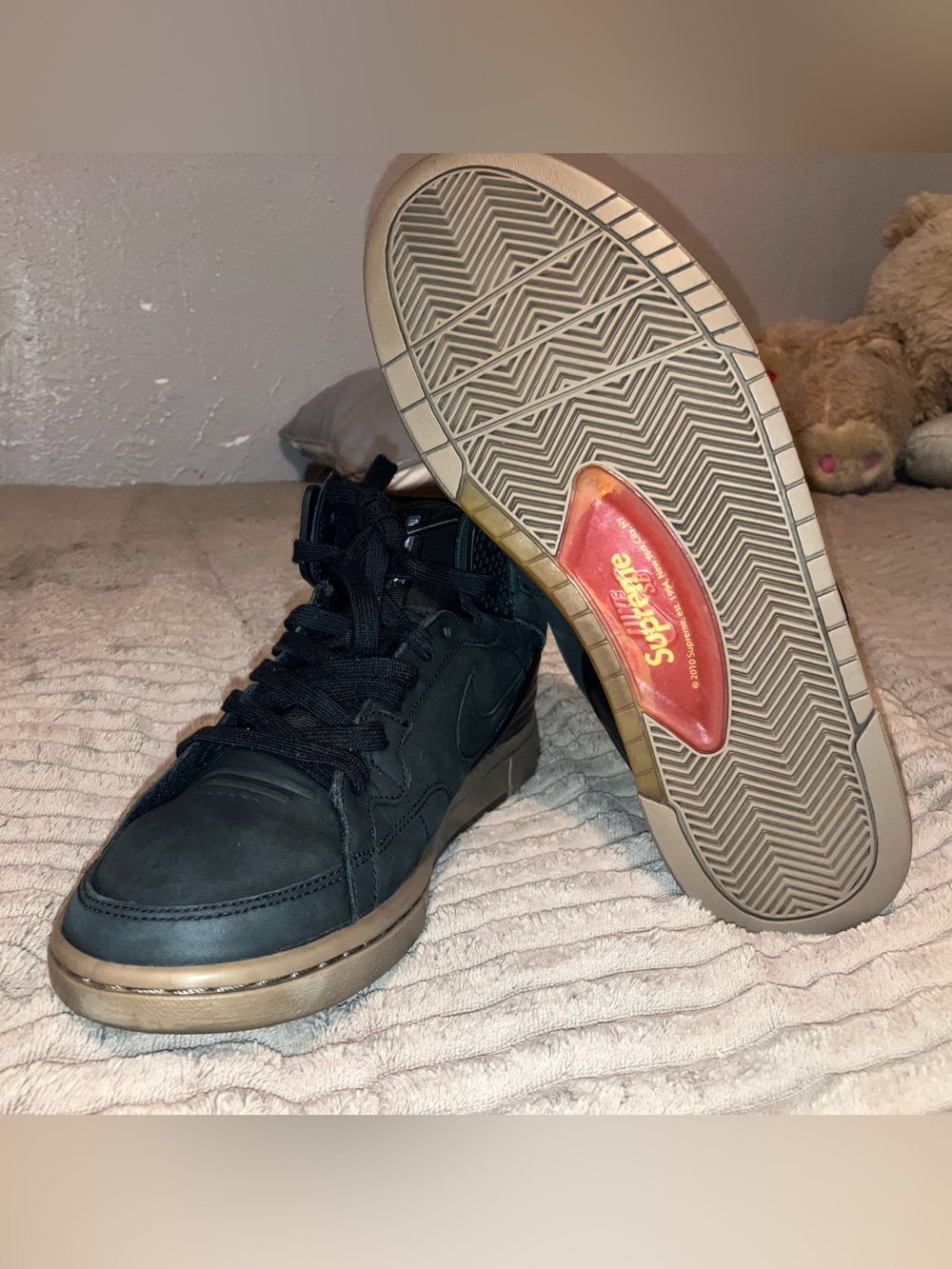 Nike zoom air 94 Hi supreme ‘black’ men’s 9.5
